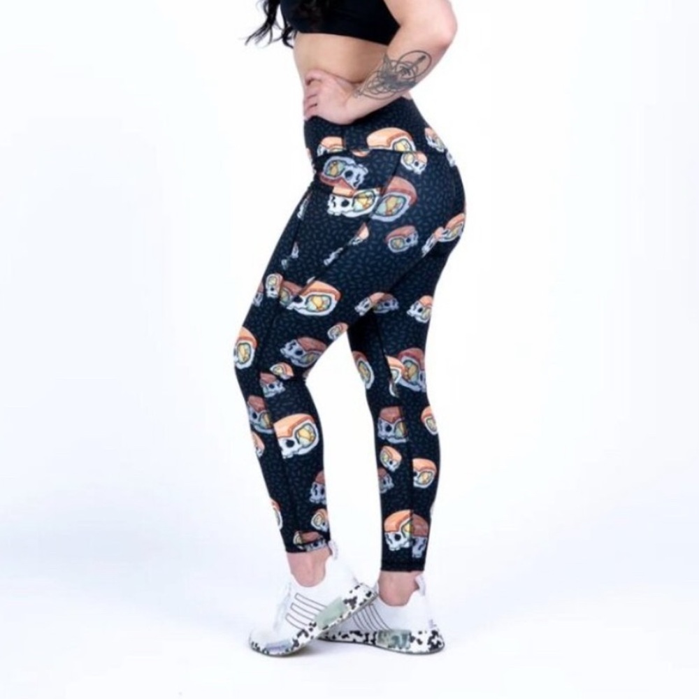 The Feed Me Fight Me Death By Sushi Leggings